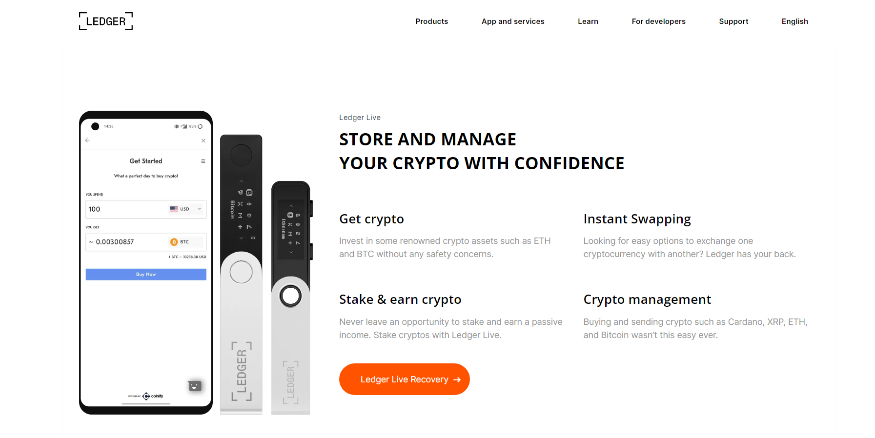 Ledger® Live* : Login | Most Secure Crypto Wallet | ledgerlive-login